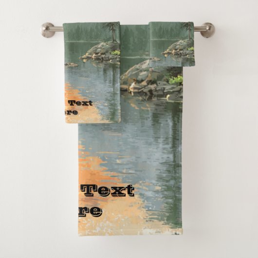 Sunset Lake Bad Handdoek (Insitu)