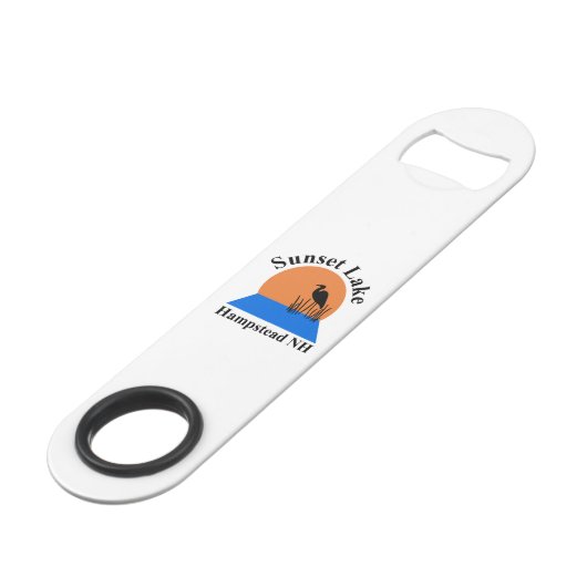 Sunset Lake Bottle Opener Speed Flessenopener (Voorkant Gekanteld)