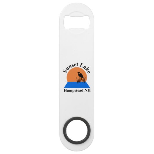 Sunset Lake Bottle Opener Speed Flessenopener (Achterkant)