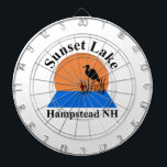 Sunset Lake Dartboard Dartbord<br><div class="desc">Dartboard met Sunset Lake logo</div>