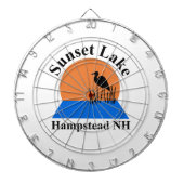 Sunset Lake Dartboard Dartbord (Voorkant)