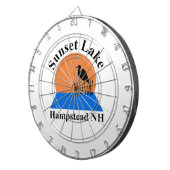 Sunset Lake Dartboard Dartbord (Voorkant Rechts)