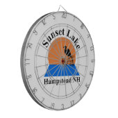Sunset Lake Dartboard Dartbord (Voorkant Links)