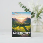Sunset Lake District Nationaal Park Briefkaart (Staand voorkant)