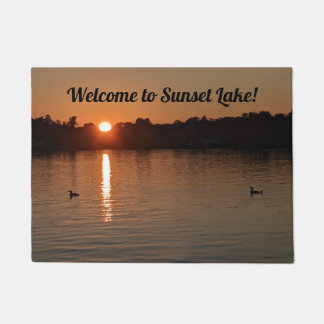 Sunset Lake Doormat Deurmat
