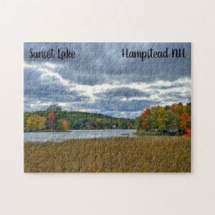 Sunset Lake Herfst Puzzle Legpuzzel