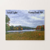 Sunset Lake Herfst Puzzle Legpuzzel (Horizontaal)