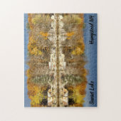 Sunset Lake Herfst Puzzle Legpuzzel (Verticaal)