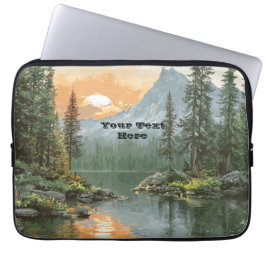 Sunset Lake Laptop Sleeve