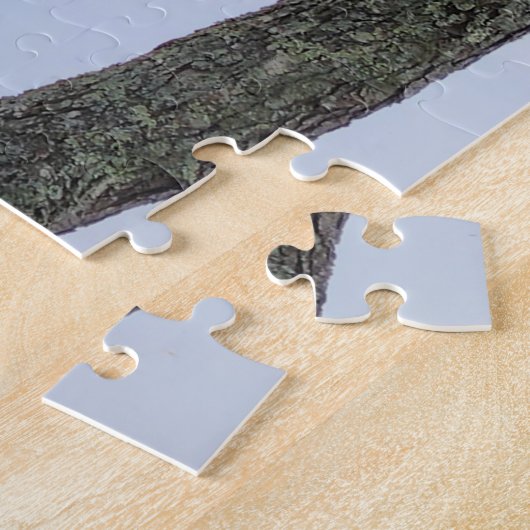 Sunset Lake Large Herfst Puzzle Legpuzzel (Zijkant)