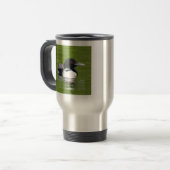 Sunset Lake Loon Travel Mug Reisbeker (Voorkant links)