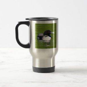 Sunset Lake Loon Travel Mug Reisbeker