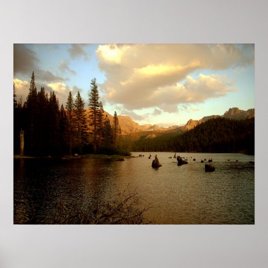 Sunset Lake Poster (Voorkant)