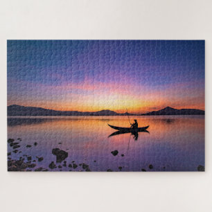 Sunset Lake Puzzle Legpuzzel