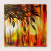 Sunset Lake Puzzle - Schilderen Legpuzzel (Horizontaal)