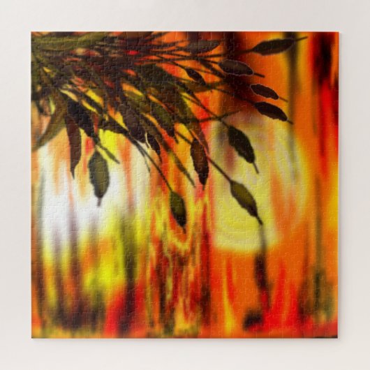 Sunset Lake Puzzle - Schilderen Legpuzzel (Horizontaal)