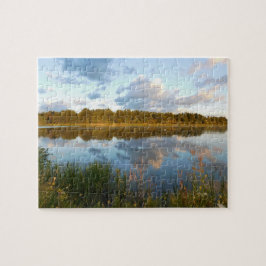 Sunset Lake Reflections Legpuzzel