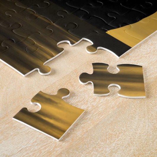 Sunset Lake - Romantic Love - Couple - Legpuzzel (Zijkant)