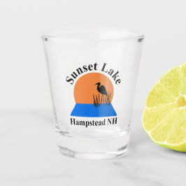 Sunset Lake Shot Glass Glas