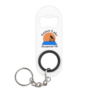 Sunset Lake Sleutelhanger Bottle Opener Mini Flessenopener