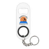 Sunset Lake Sleutelhanger Bottle Opener Mini Flessenopener (Achterkant)
