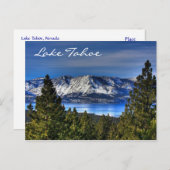 Sunset Lake Tahoe Nevada Briefkaart (Voorkant / Achterkant)