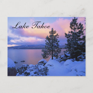 Sunset Lake Tahoe Nevada Briefkaart