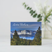 Sunset Lake Tahoe Nevada / California Briefkaart (Staand voorkant)