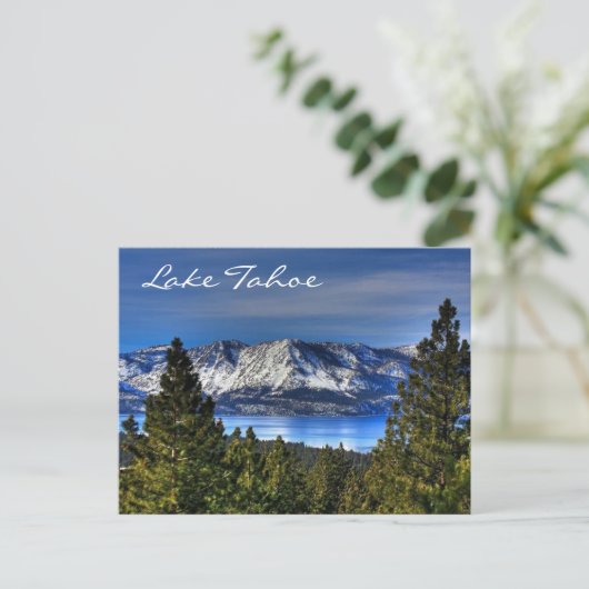 Sunset Lake Tahoe Nevada / California Briefkaart (Staand voorkant)