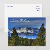 Sunset Lake Tahoe Nevada / California Briefkaart (Voorkant / Achterkant)