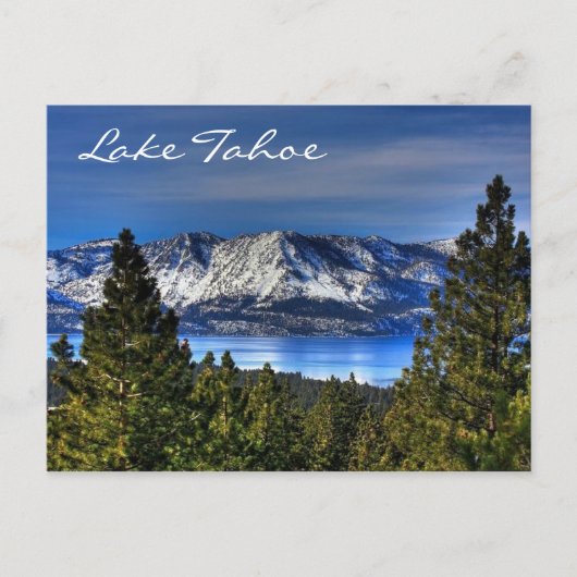 Sunset Lake Tahoe Nevada / California Briefkaart (Voorkant)
