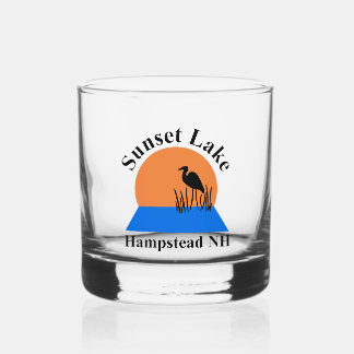 Sunset Lake Whiskey Glass Whisky Glas