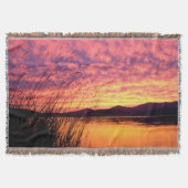 Sunset Lakeshore design Blanket Deken (Voorkant)