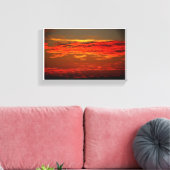 Sunset Landescape Canvas Afdruk (Insitu (Woonkamer))