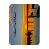 Sunset Landing Skull Creek Boathouse Hilton Head Magneet (Verticaal)