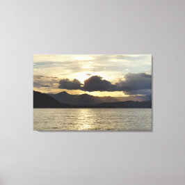 Sunset Landscape Canvas — Afdrukken