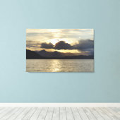 Sunset Landscape Canvas — Afdrukken (Insitu (Houten vloer))