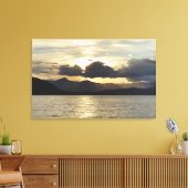 Sunset Landscape Canvas — Afdrukken (Insitu (Woonkamer))
