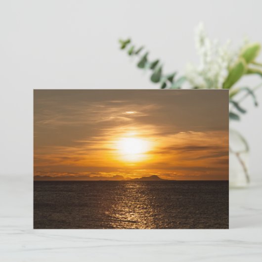 Sunset Landscape Foto (Staand voorkant)