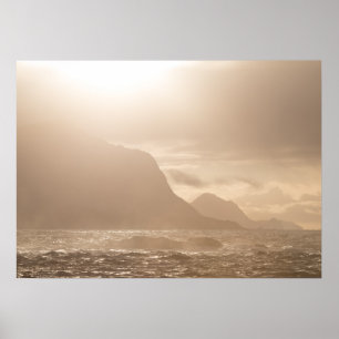 Sunset Landscape Foto Poster