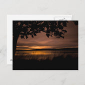 Sunset Landscape Northumberland Briefkaart (Voorkant / Achterkant)