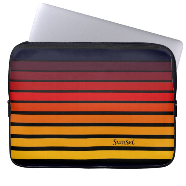 Sunset Laptop Sleeve (Voorkant)