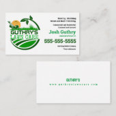 Sunset Lawn Care Visitekaartje (Voorkant / Achterkant)