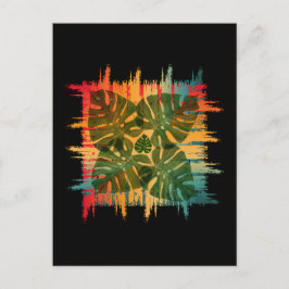 SUNSET LEAFY TROPICAL BRIEFKAART