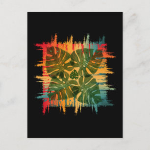 SUNSET LEAFY TROPICAL BRIEFKAART