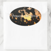 Sunset Leaves Sticker (Tas)