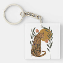 Sunset Leopard - Botanische Oerwoud kunst