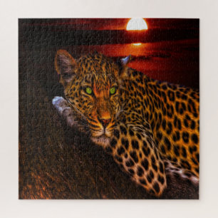 Sunset Leopard Legpuzzel