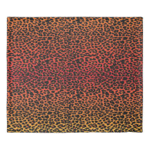 Sunset Leopard Skin Print Duvet Hoesje