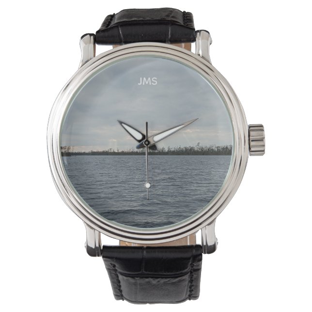  - Sunset lichtbundels op Broad Creek Horloge (Voorkant)
